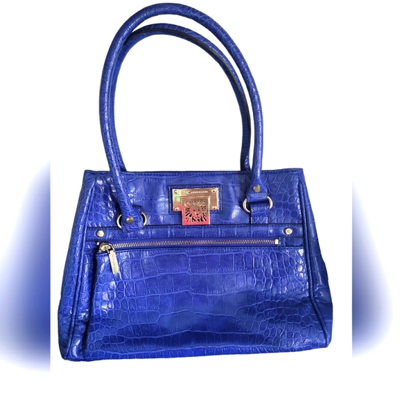 Anne Klein Bags Cobalt Blue Anne Klein Purse Poshmark